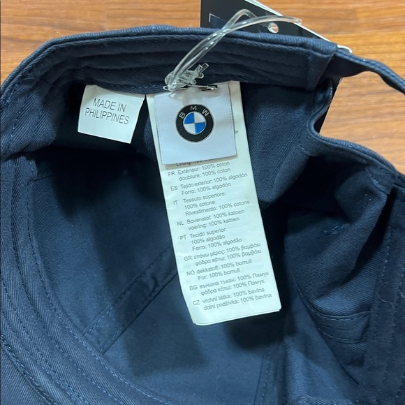 BMW Collection Sz XS/S Dark Blue Embroidered Logo Hat NWT - Picture 6 of 7